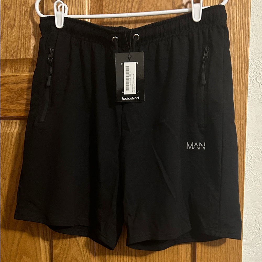 Black BoohooMAN Shorts
